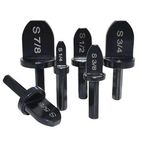 Hand Tools Hotfix Tool 6Pcs Swaging Tool Drill Bits Set Hex Handle Air Conditioner Copper Flaring Tool Bearing Steel Tube Expander Drill Bit Repairing Set Black Hand Tools Hotfix Tool