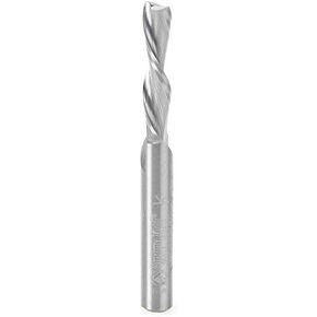 Amana Tool - 46414 Solid Carbide Spiral Plunge 7/32 Dia x 1" 4 Shank Down-Cut