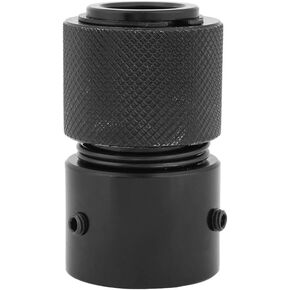 Air Hammer Retaining Chuck, Retainer Chuck Portable Small Body Air Hammer Retaining Quick Chuck Replacement for 150 190 250 Pneumatic Hammer Cutting Tool, Black