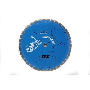 OX Tools OX-UU10-14 Ultimate Universal/Hard 14" Diamond Blade, 1" - 20 mm Bore