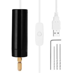 SaiDian 1Pcs Micro Mini Hand Drill Electric Small Grinder Tool Portable USB Electric Drill for Resin Polymer Clay Jewelry Making DIY in Kuwait