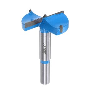 Forstner Drill Bits 23/32 inch / 18mm Round Shank 9/32 inch, Carbide Forstner Bit Woodworking Hole Opener Cutter Tool for Wood Drilling/Cabinet Hinges, Blue