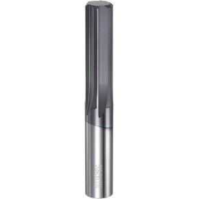 HARFINGTON Carbide Chucking Reamer 0.451"(11.46mm) Dia Straight Flute Straight Shank Machine Reamer Tool for Metal and Lathes CNC Machining Centers, Black