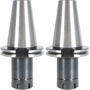 2 Piece Collet CAT50-ER32-100MM Tool Handle Collet Suitable for CNC Engraving Machine Milling Machine