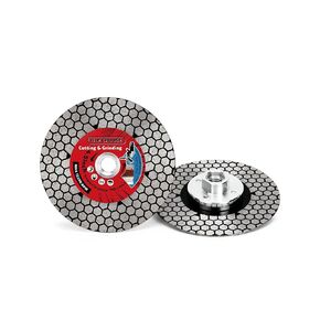 2 Pack Tile Blade 4.5" Diamond Porcelain Blade for Cutting and Grinding on Ceramic Porcelain Tile Granite Marble