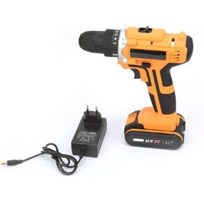 Electric Cordless Drill,21V 340W Cordless Screwdriver Electric Drill Waterproof Electric Drill