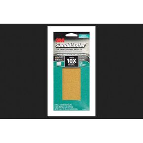 3M 11060-G-6 Sandpaper with No-Slip Grip, 9" x 3-2/3"