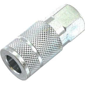 Forney 75485 Air Fitting Coupler, Tru Flate Style, 3/8-Inch-by-1/4-Inch Female NPT