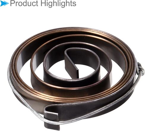 Drill Press Spring, 26.8" Length 35x6x0.7mm Quill Spring Feed Return Coil Spring Assembly - (Applications: for Vacuum Cleaner Volume Tube Coil Spring), 2-Pieces in Saudi Arabia