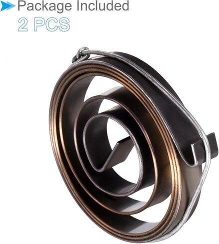 Drill Press Spring, 26.8" Length 35x6x0.7mm Quill Spring Feed Return Coil Spring Assembly - (Applications: for Vacuum Cleaner Volume Tube Coil Spring), 2-Pieces in Saudi Arabia