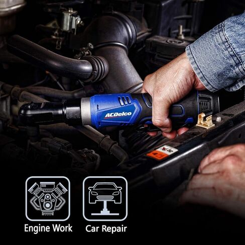 ACDelco ARW1209-K16 G12 Series 12V Li-ion Cordless 3/8" Rachet Wrench & Compact Drill Driver Combo Tool Kit in Saudi Arabia