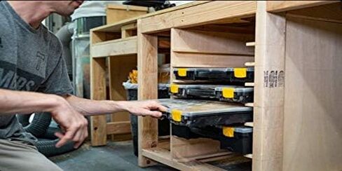 DIY Miter Saw Station with Storage Plans - Woodworking Bench Build in Saudi Arabia