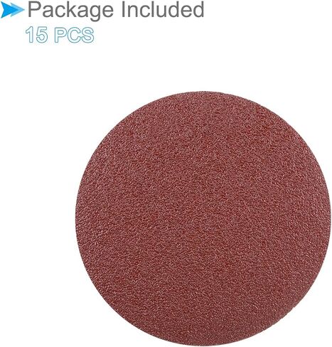 PSA Sanding Discs, 5 Inch Dia 40 Grits, Self Adhesive Sticky-Back Sandpaper - (Applications: for Woodworking Metal Finishing), 15-Pieces in Saudi Arabia