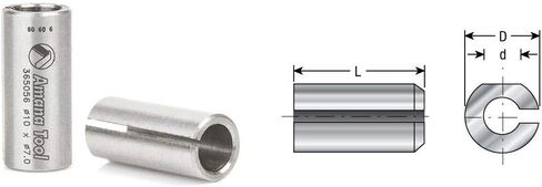 Amana Tool - 365020 Reducing Bushing 10mm Shank For 2mm Drill in Saudi Arabia