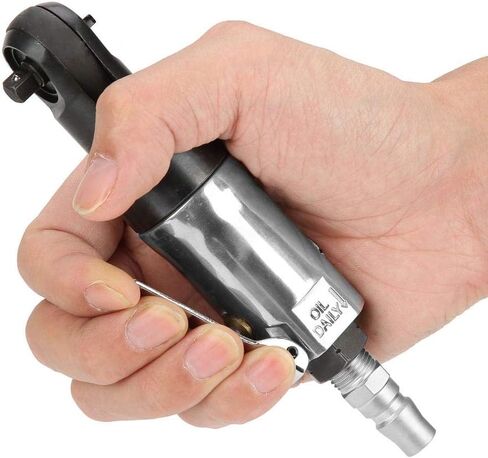 Wal front Air Ratchet Wrench 16ft-lbs Square Drive Pneumatic Wrench 1/4inch 3/8inch for Machinery Manufacturing and Auto Industry (3/8inch) in Saudi Arabia