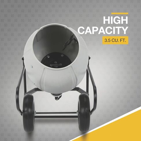 خلاط اسمنت كهربائي محمول من كلوتش - 3.5 قدم مكعب. طبل بولي in Kuwait