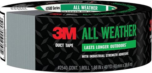 3M All Weather Duct Tape 2540, 1.88 in x 40 yd (48 mm x 36.5 m), 12 rls/cs in Saudi Arabia