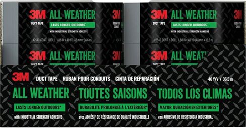 3M All Weather Duct Tape 2540, 1.88 in x 40 yd (48 mm x 36.5 m), 12 rls/cs in Saudi Arabia