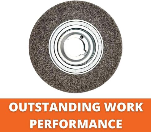 فرشاة Fein الفولاذية مع سلك قوة شد عالية جدًا للأنابيب ذات الجدران السميكة والمقاطع الجانبية وإزالة الأزيز عالية الأداء - قياس 28، قطر فتحة التركيب 2 بوصة - 69902007000 in Kuwait