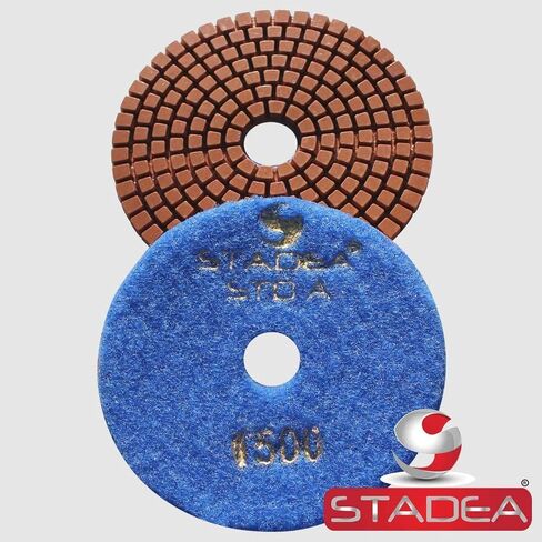 STADEA Grit 200 6 "وسادات تلميع ماسية عالية الجودة رطبة ومرنة بارتفاع 2.2 مم in Kuwait