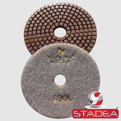 STADEA Grit 200 6 "وسادات تلميع ماسية عالية الجودة رطبة ومرنة بارتفاع 2.2 مم in Kuwait