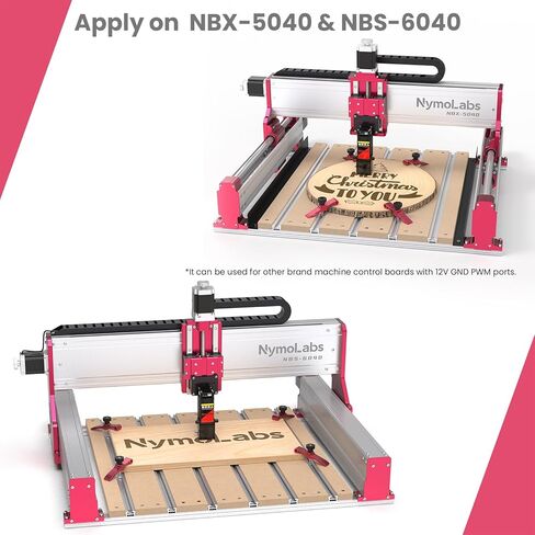 Optical Output 10W Compressed Spot Laser Module with Air Assist Nozzle, 0.08mm*0.07mm Laser Spot, Work for NBS-6040, NBX-5040, Other Machine with 12V PWM GND Port in Kuwait