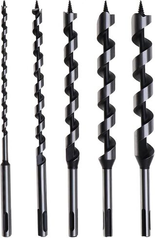 SING F LTD 5 قطعة 230 مللي متر مثقاب الخشب مجموعة لقمة مثقاب 230 مللي متر SDS plus6mm 10 مللي متر 14 مللي متر 18 مللي متر 20 مللي متر لقمة ثقب الخشب in Saudi Arabia