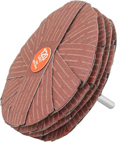 4 inch Mop Star Molding Flap Sander Wheel for Hand Drill or Drill Press 1/4" Shank 180 Grit in Saudi Arabia