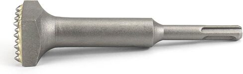 QWORK 5 11/16" x 1 1/4" 16-Point Concrete Repair Patch Preparation Bushing Tool with SDS-Compatible, Square Head Concrete Roughness Removal Bit for Rotary Hammer - 2 Pack in Saudi Arabia