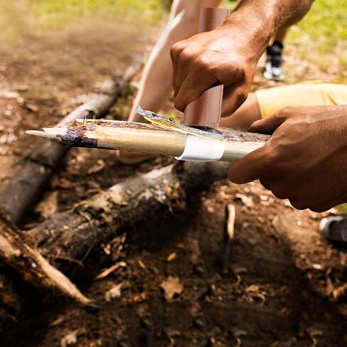 أداة المستوطنين البقاء على قيد الحياة مفتاح اوجير يدوي، Weytoll 4-Edge دليل اوجير المستوطن مفتاح Bushcraft سكوتش العين اوجير الحفر لأعمال النجارة التخييم الحطب تقسيم in Kuwait