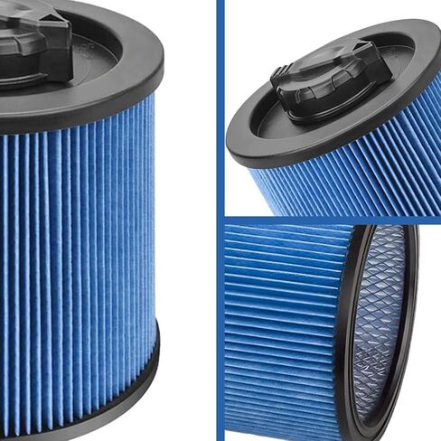MZY LLC DXVC4003 HEPA Cartridge Filter Replacement for DEWALT 4 Gallon DXV04T, DXV05P, DXV05S, DXV08S, DXV06G Wet/Dry Vacuum Cleaners, 2 Pack in Saudi Arabia