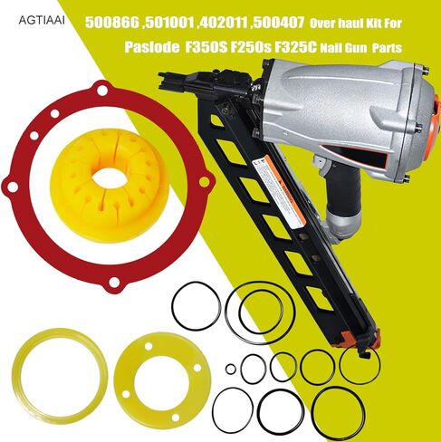500866 501001 402011 500407 O-Ring Rebuild Kit لـ Paslode F350S F250s F325C تأطير أجزاء المسامير، طقم إصلاح المسامير in Kuwait