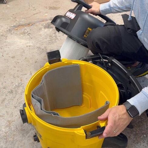 Macam Reusable Dust Bag Compatible with Dewalt and Vacmaster Shop Vacs - 4-16 Gallons Capacity, 1 Pack Vacuum Bag, Filter Bag, Easy emptying (4 Gallons) in Saudi Arabia