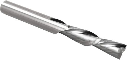 POWERTEC 73004 لقمة توجيه حلزونية، قطع لأسفل، قطر القطع 1/4 بوصة، 1/4 بوصة لقم توجيه CNC من الكربيد الصلب in Kuwait