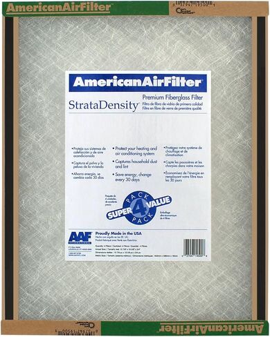 فلتر الهواء الأمريكي 220-400-051 15 بوصة × 20 بوصة × 1 بوصة من الألياف الزجاجية StrataDensity Air F. in Kuwait