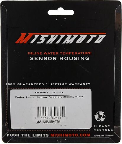 محول مستشعر درجة حرارة الماء ميشيموتو - 34 ملم - أسود (MMWHS-34-BK) in Kuwait