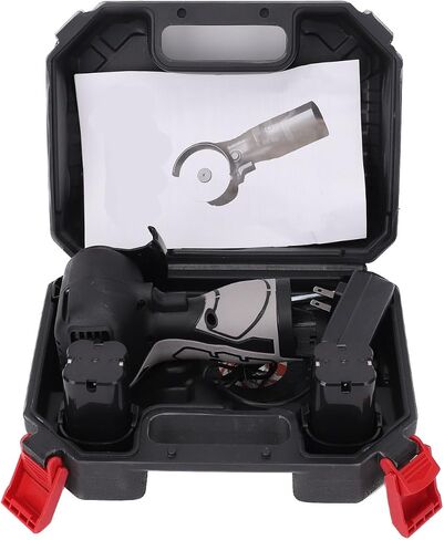 Cordless Angle Grinder, 8500rpm Mini Grinder Tool Kit with 6x Discs, Brush Angle Grinder, Handheld Stone Wood Metal Cutter, with 16.8V 2000mAh Li-ion Battery, Dust Shield, Locking Switch in Saudi Arabia