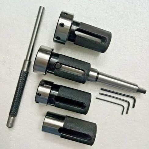 Floating Tailstock Die Holder Set MT3 Shank - Imperial Dies 13/16" - 1" - 1.5/16" - 1/1/2" - Boxed Packed in Saudi Arabia