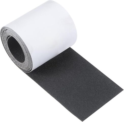 PSA Sandpaper Roll - [2.5 Inch x 2 Yard x 180 Grit] Sticky-Back Sanding Rolls for Automotive Car Paint Woodworking Metal Finishing Use, Silicon Carbide, Grey in Saudi Arabia