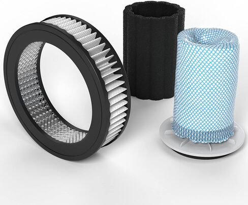 Think Crucial Replacement Vacuum Filter Kit: Fit with Eureka Hyperclean Cordless, Powerplush, Swan Power Turbo, Models NEC222, NEC122, SC15824N Part# Z0801, Z0901 (1 Pre-filter, 1 Post-Motor Filter) in Kuwait