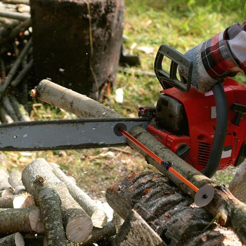 Strong Magnetic Firewood Measuring Tool, Adjustable Firewood Cutting Tools for 16-19 Inch Sturdy Aluminum Alloy Firewood Gauge for Chainsaw to Measure Fire Wood Length in Saudi Arabia
