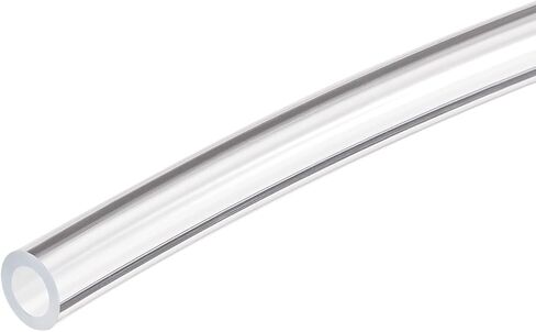 DMiotech 4mmx6mm Pneumatic Tubing, 12 Meters/39.4ft Air Compressor PU Line Hose Tube for Water Fluid Transfer, Transparent in Saudi Arabia