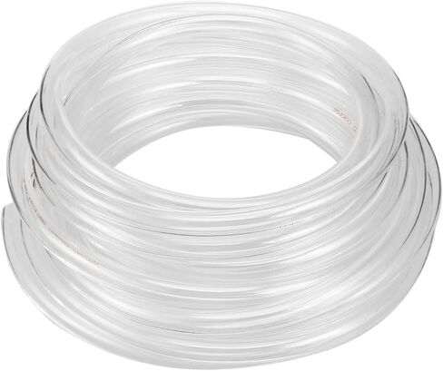 DMiotech 4mmx6mm Pneumatic Tubing, 12 Meters/39.4ft Air Compressor PU Line Hose Tube for Water Fluid Transfer, Transparent in Saudi Arabia