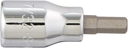 SK Tools USA 3/8" Drive, 3/16", Standard, Chrome Hex Bit Socket | 41208 in Saudi Arabia