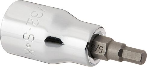 SK Tools USA 3/8" Drive, 3/16", Standard, Chrome Hex Bit Socket | 41208 in Saudi Arabia