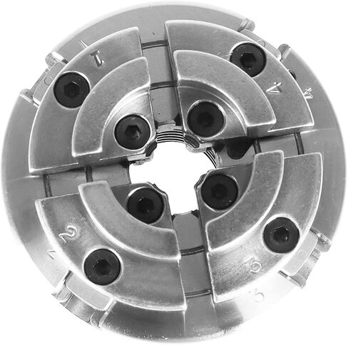 2.75 In 4-Jaw Chuck Self-Centering Keyed Lathe Chuck with 1-Inch x 8TPI Thread for Lathe Mini Milling Iron CNC Machine in Saudi Arabia