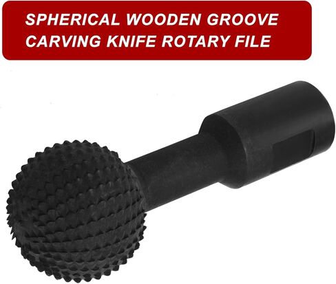 ماكينة طحن دوارة لمشاريع الأعمال الخشبية - 5/8-11 خيط، متوافقة مع مطحنة زاوية 4 1/2 و5 بوصة، مرفق مقياس كروي لنحت الخشب، والطحن، والتلميع، والنقش in Kuwait