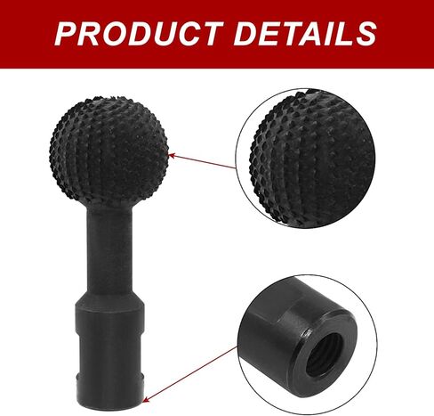 ماكينة طحن دوارة لمشاريع الأعمال الخشبية - 5/8-11 خيط، متوافقة مع مطحنة زاوية 4 1/2 و5 بوصة، مرفق مقياس كروي لنحت الخشب، والطحن، والتلميع، والنقش in Kuwait