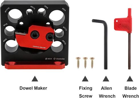 مجموعة أدوات رقص صانع الوتد، أداة ثقب كهربائية من الكربيد، صانع وتد عالي السرعة، لوحة وتد قطع وتد من سبائك الألومنيوم، قضيب دائري وأداة مساعدة لتصنيع العصي مع 8 فتحات لأعمال النجارة in Kuwait