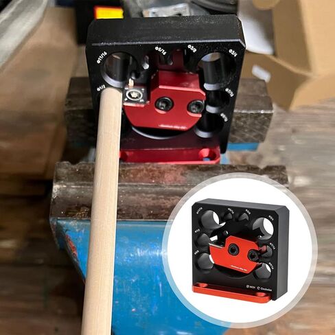 مجموعة أدوات رقص صانع الوتد، أداة ثقب كهربائية من الكربيد، صانع وتد عالي السرعة، لوحة وتد قطع وتد من سبائك الألومنيوم، قضيب دائري وأداة مساعدة لتصنيع العصي مع 8 فتحات لأعمال النجارة in Kuwait